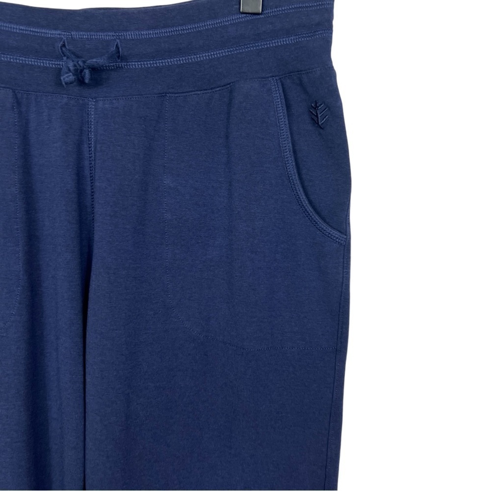 Coolibar UPF 50+ Navy Blue Weekend Athleisure Jogger Sweat Pants | Size Small - Picture 4 of 8